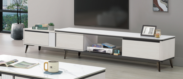 格倫 6尺岩板伸縮長櫃